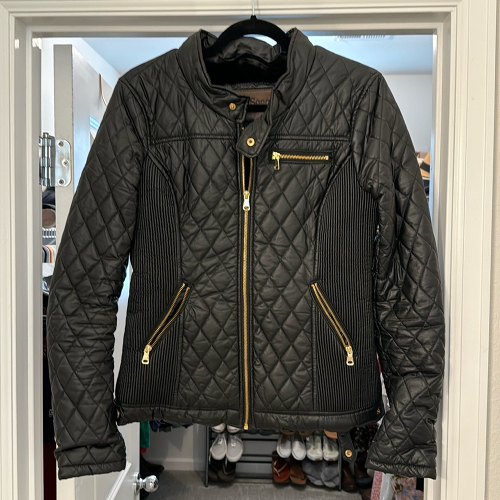 Black Faux Leather Jacket